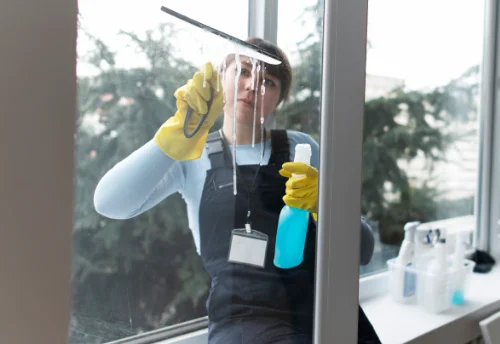 Nettoyage de vitres intérieures et extérieures aux Epesses